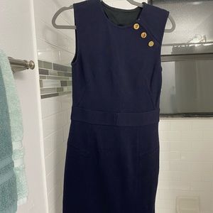 Tory Burch Wool Navy Dress